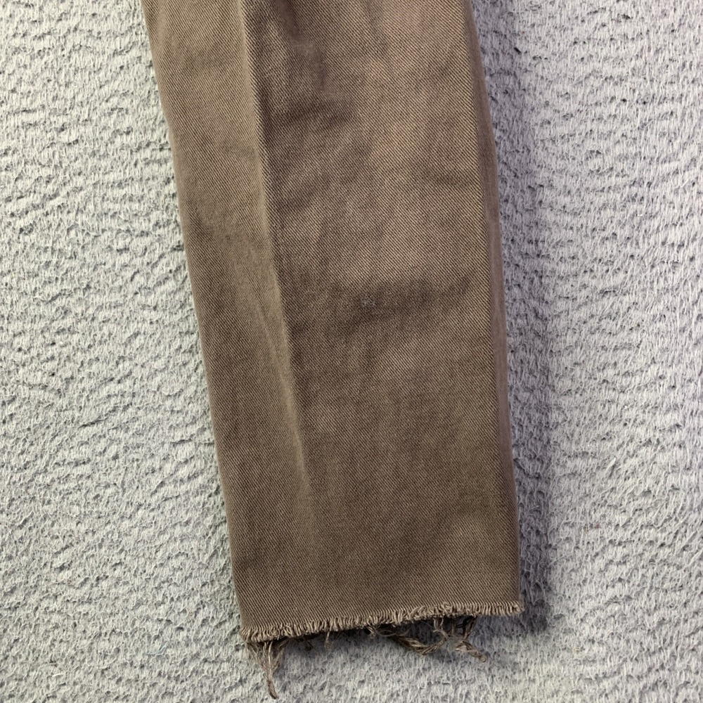 BDG Urban Outfitters COWBOY Brown Color Block Hi Rise Straight Leg Jeans 24 - Picture 9 of 14
